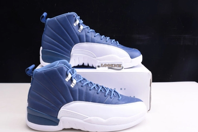 Kicktheory Stone Blue Air 130690-404 Jordan 12 Retro 0818